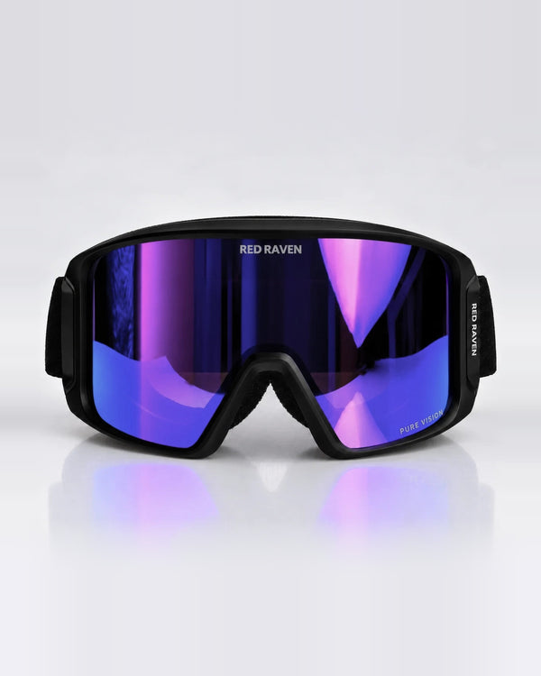SNOW MASK #ALPINE SERIES BLACK PURPLE