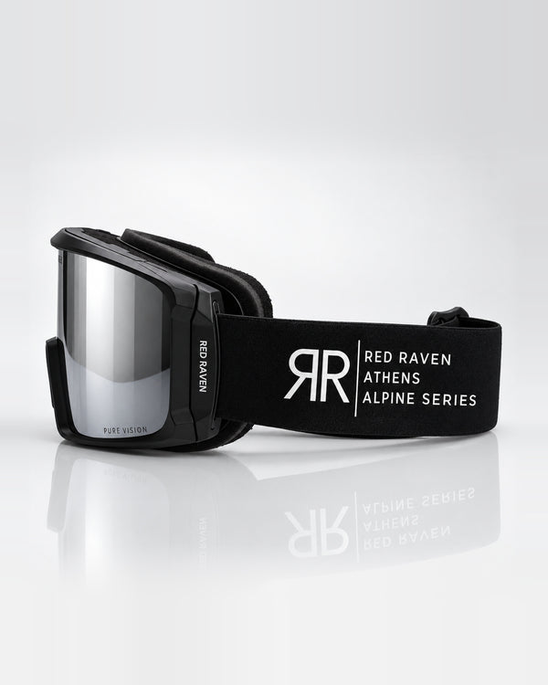 SNOW MASK #ALPINE SERIES BLACK SILVER