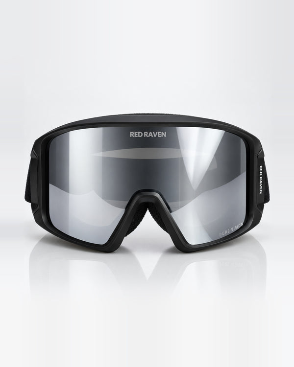 SNOW MASK #ALPINE SERIES BLACK SILVER