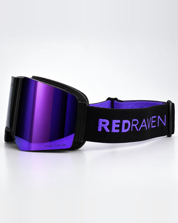 SNOW MASK #B BLACK PURPLE