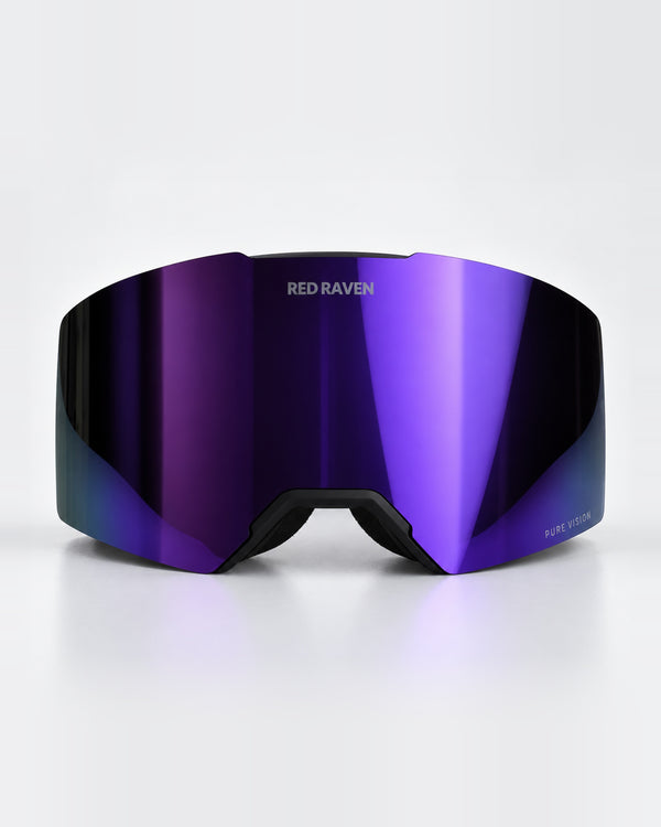 SNOW MASK #B BLACK PURPLE