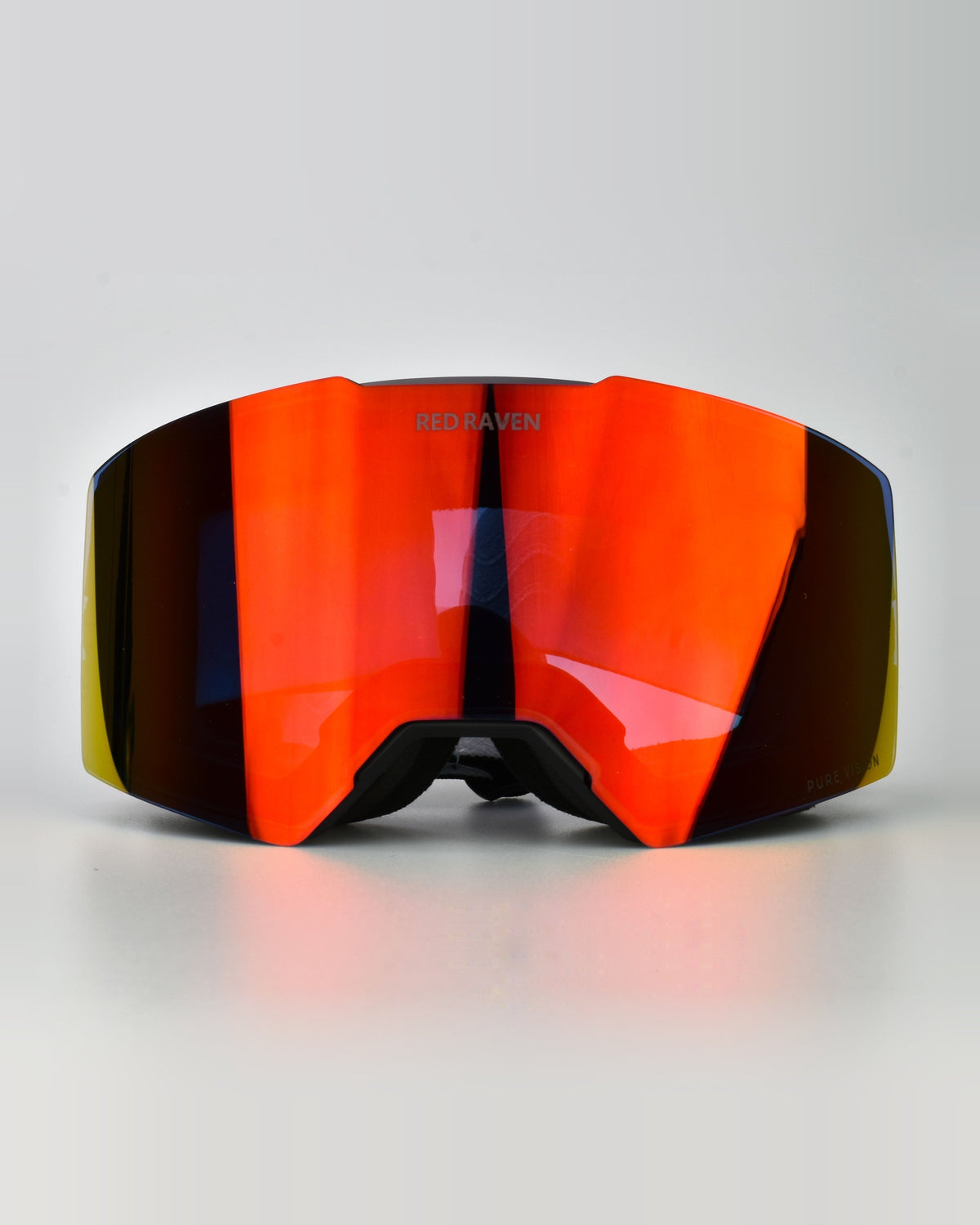 SNOW MASK #B BLACK RED - PHOTOCHROMIC