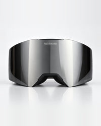 SNOW MASK #B BLACK SILVER