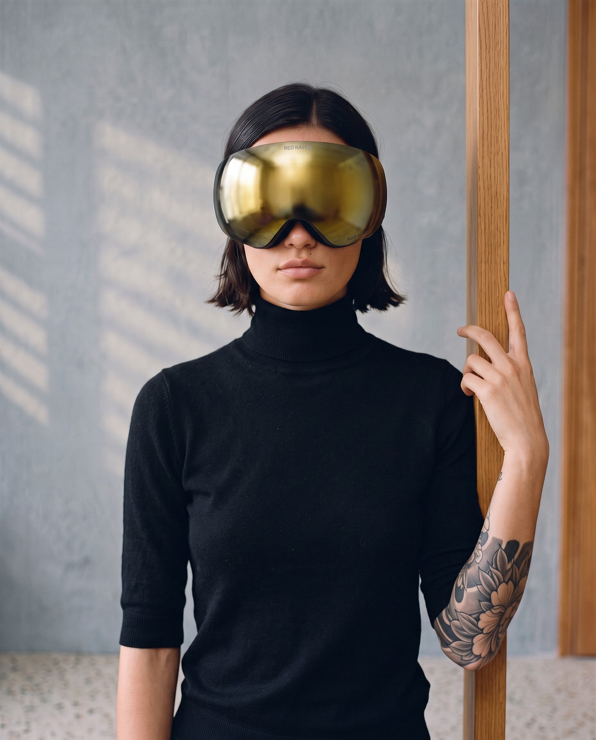 SNOW MASK #C GOLD - Red Raven