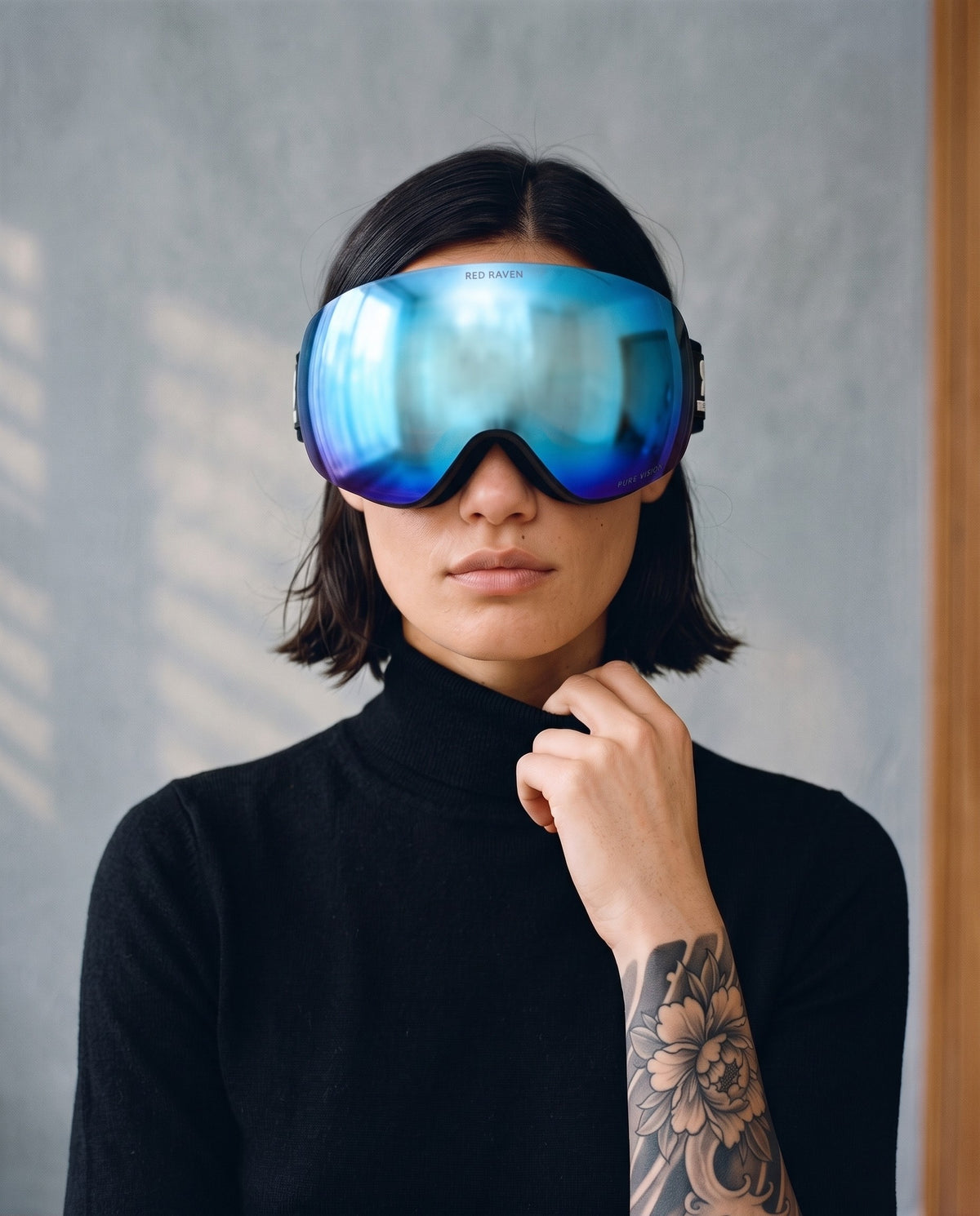 SNOW MASK #C LIGHT BLUE - Red Raven