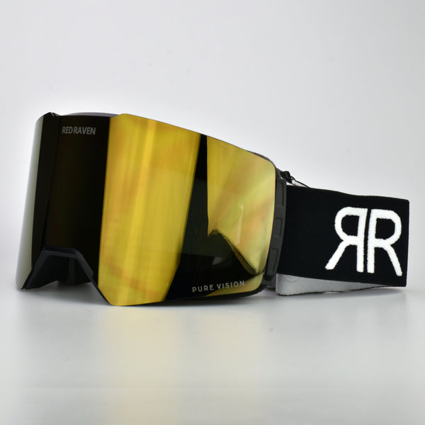 SNOW MASK #B BLACK GOLD