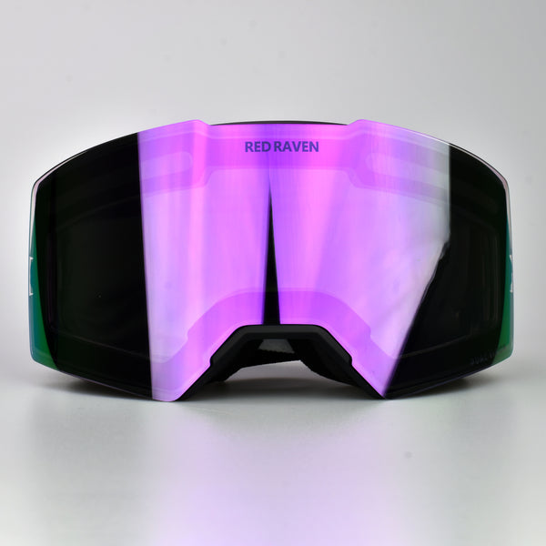 SNOW MASK #B BLACK PURPLE - PHOTOCHROMIC