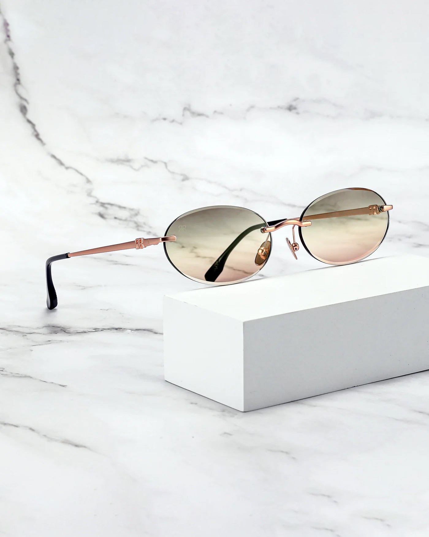 Men's Sunglasses Red Raven Gold