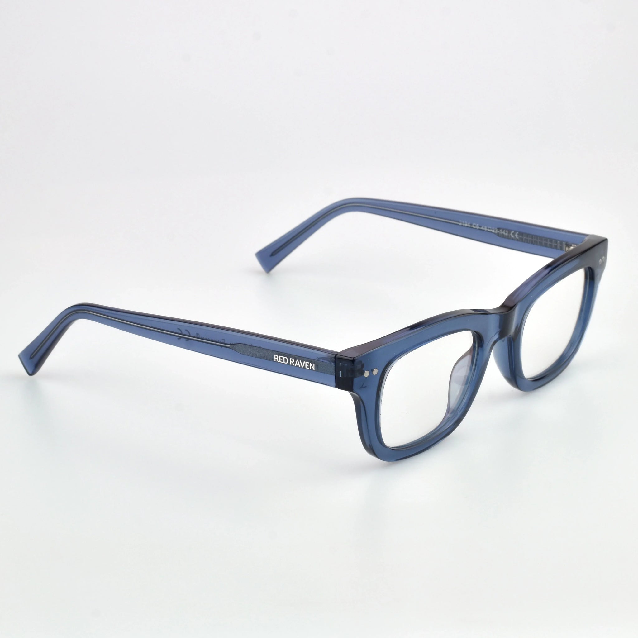 Men's Eyeglasses Red Raven