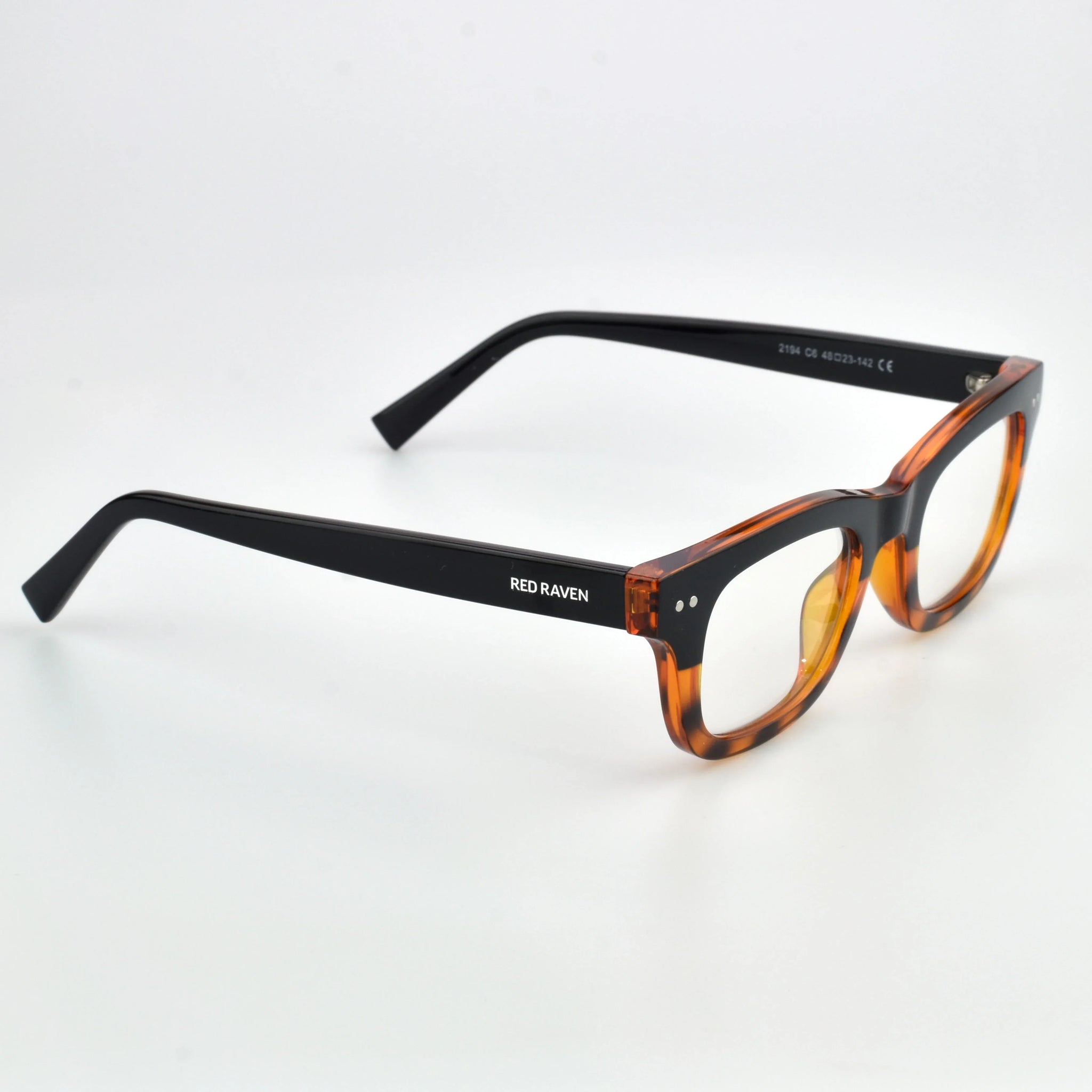 Men's Eyeglasses Red Raven