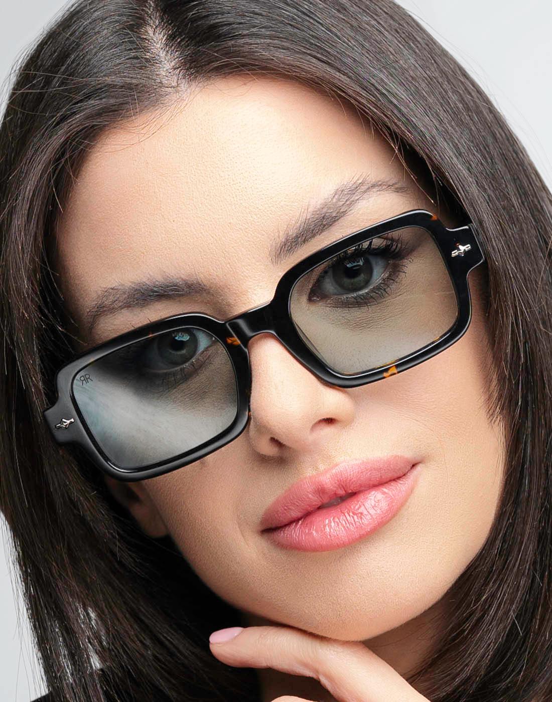 Men's Sunglasses Red Raven Brown